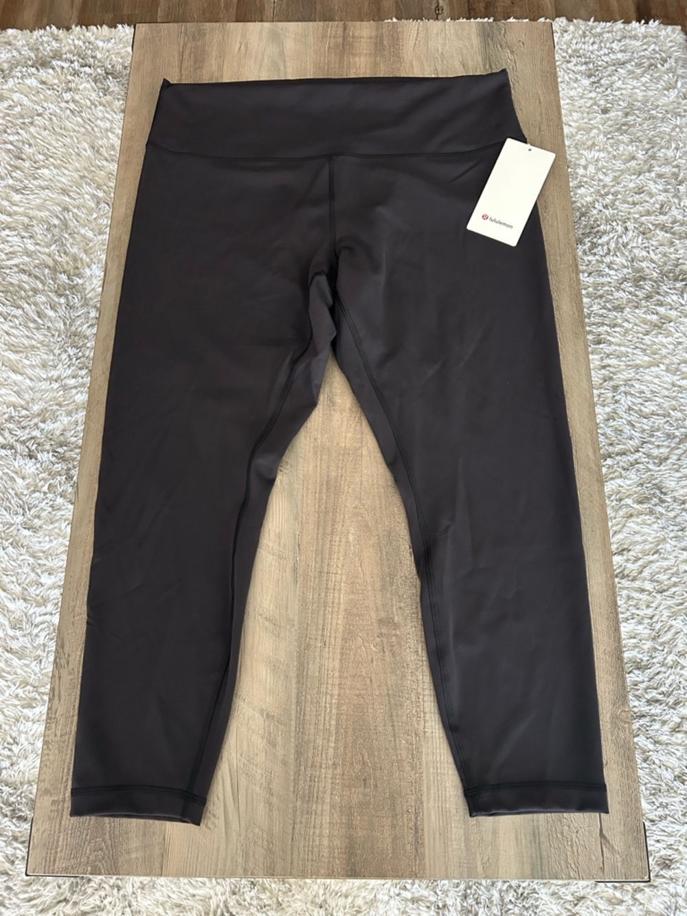 🦄 RARE NWT Lululemon Wunder Train HR Leggings 25” Sz 18 *black*